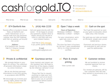 Tablet Screenshot of cashforgold.to