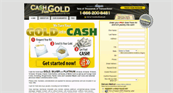 Desktop Screenshot of cashforgold.com